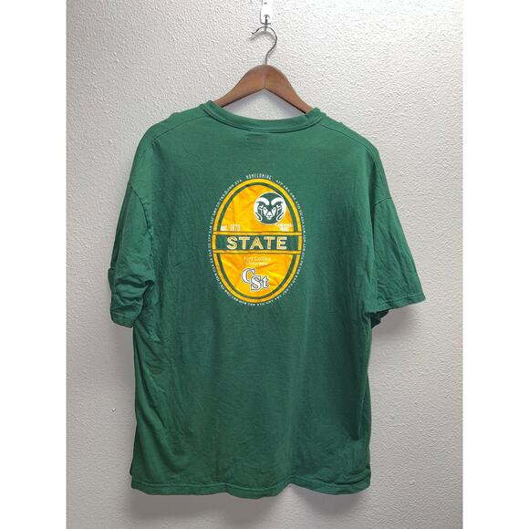 Vintage CSU Shirt Colroado State University Rams College Green Graphic X-Large - Picture 1 of 10